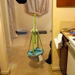 A baby swing/jumper